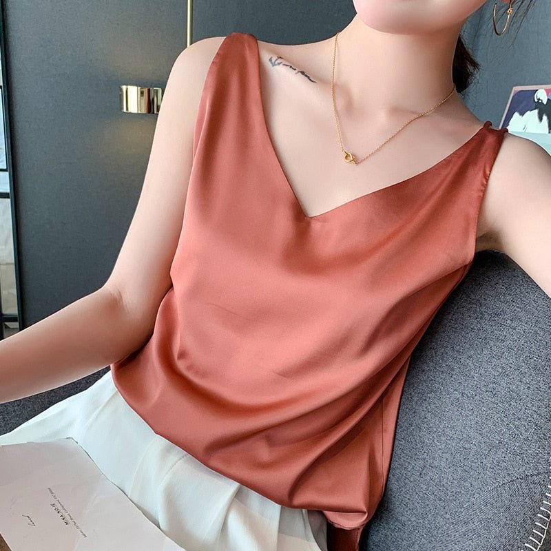 Elegante Canotta van Zijde