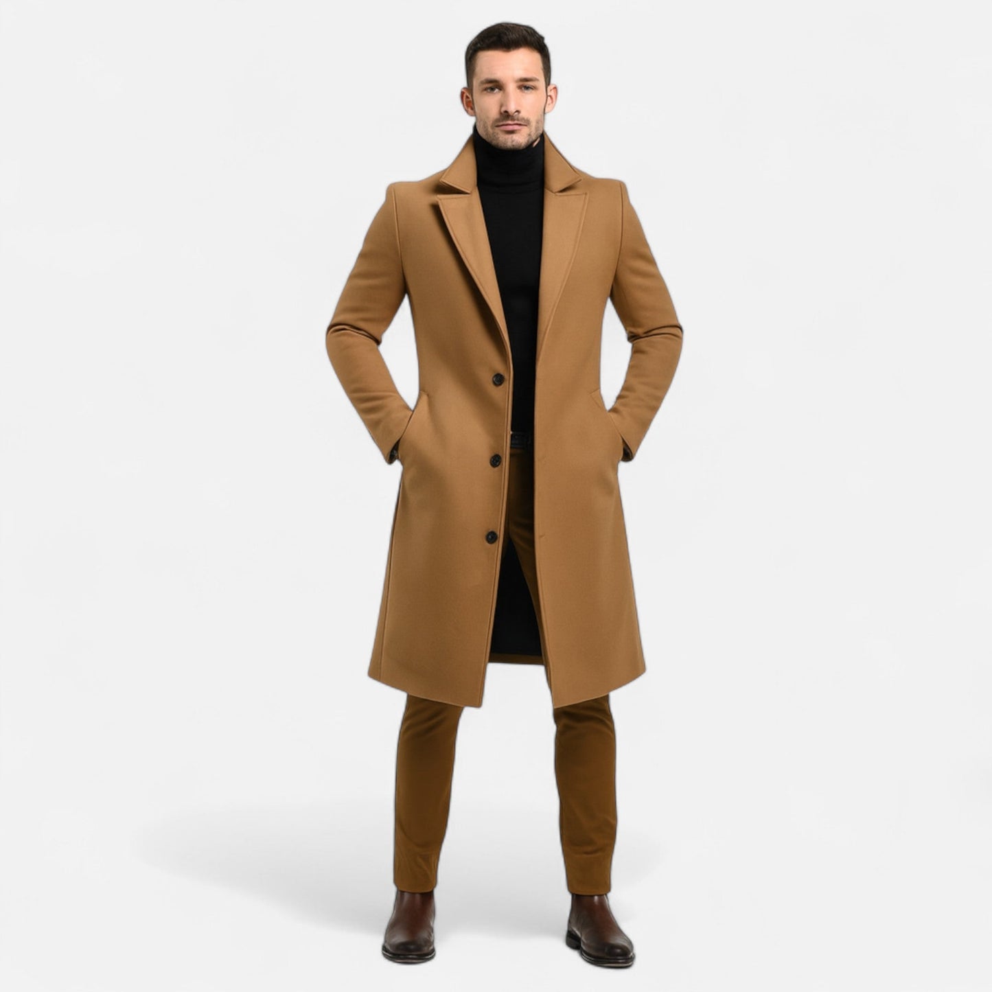 Herensekleding: Elegant Cappotto voor Mannen Comfortabel en Stijlvol