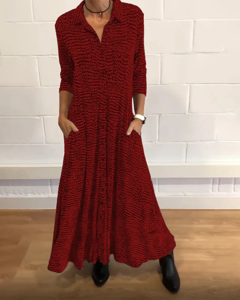 Maxi Jurk Dames | Zakken & Flatterend Taille-Effect