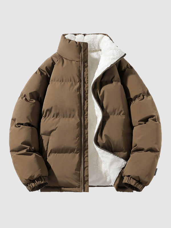 Lichtgewicht Puffer Jas Heren Fleece Binnenkant Moderne Snit - StudioMarella