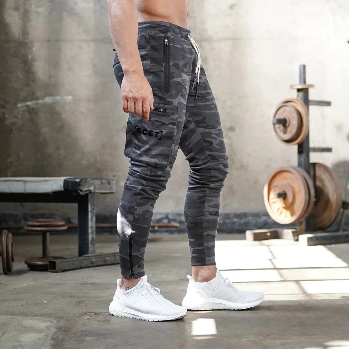 Herensportbroek Joggingbroek met Zakken Sportief Comfortabel