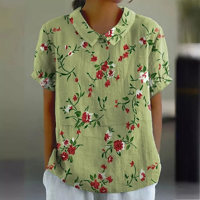 Bloemenrok Zomerjurk Vrouwelijke Katoenen Jurk