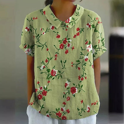 Bloemenrok Zomerjurk Vrouwelijke Katoenen Jurk