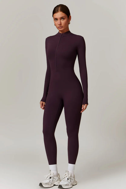 Warme Fleece Jumpsuit voor Vrouw met Stretch