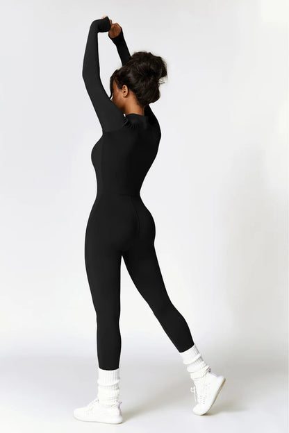 Warme Fleece Jumpsuit voor Vrouw met Stretch