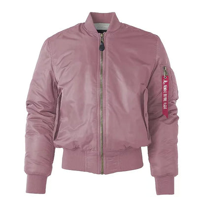 Heren Bomberjack Leer Jacket Klassiek Design