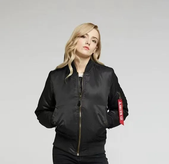 Heren Bomberjack Leer Jacket Klassiek Design