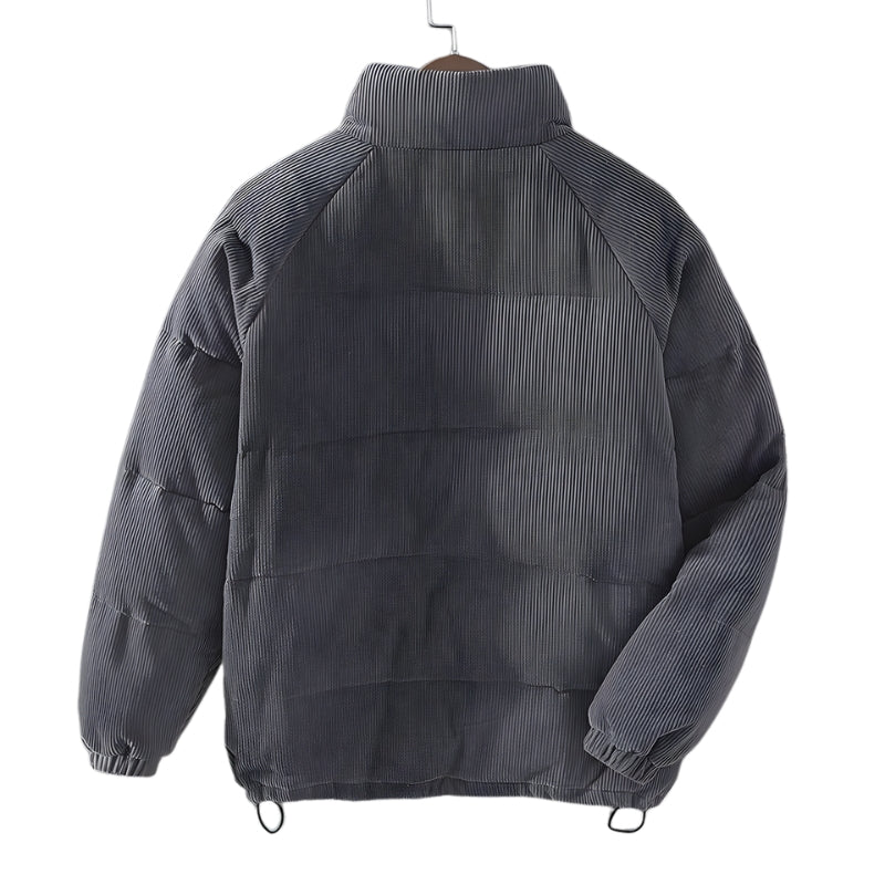 Heren Pufferjas Corduroy Warm en Waterdicht