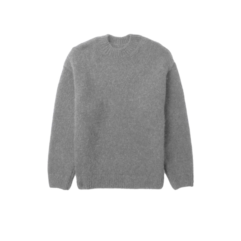 Heren Gebreide Trui Loose Fit Lange Mouwen Warm