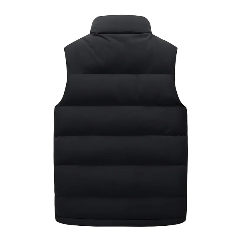 Heren Bodywarmer Zonder Mouwen Gewatteerd Met Ritszakken