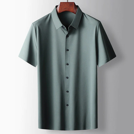 Heren Overhemd Korte Mouw Lichtgewicht Zomer Shirt Casual - StudioMarella
