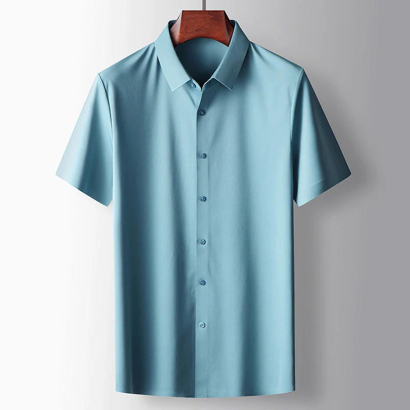 Heren Overhemd Korte Mouw Lichtgewicht Zomer Shirt Casual Stijl
