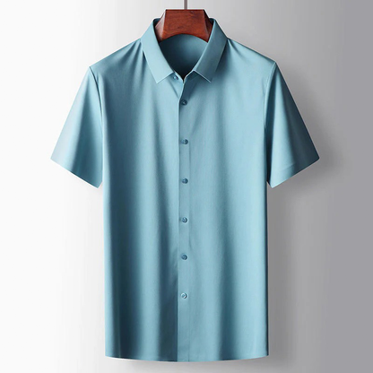 Heren Overhemd Korte Mouw Lichtgewicht Zomer Shirt Casual Stijl