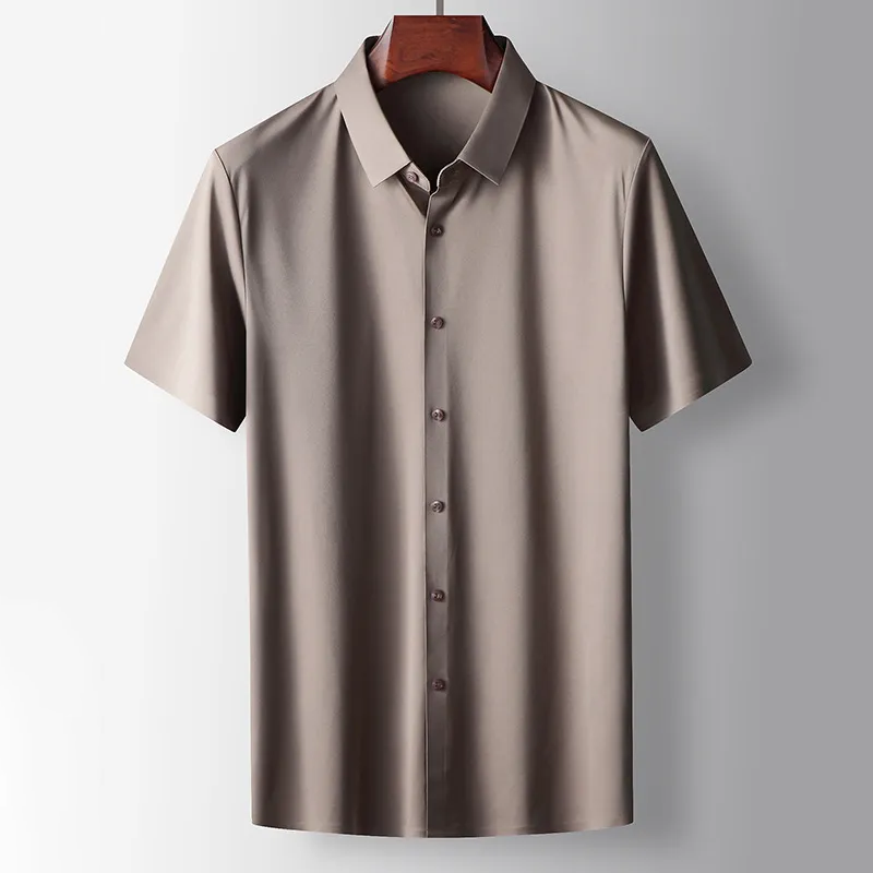 Heren Overhemd Korte Mouw Lichtgewicht Zomer Shirt Casual Stijl