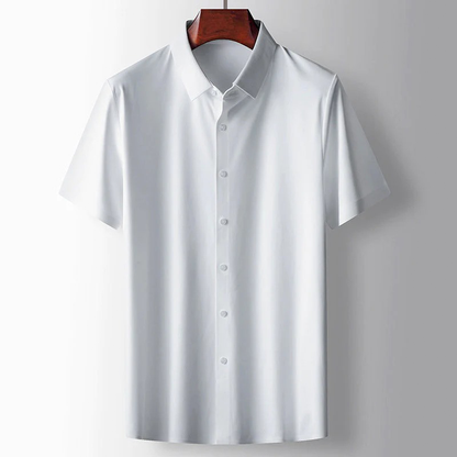 Heren Overhemd Korte Mouw Lichtgewicht Zomer Shirt Casual