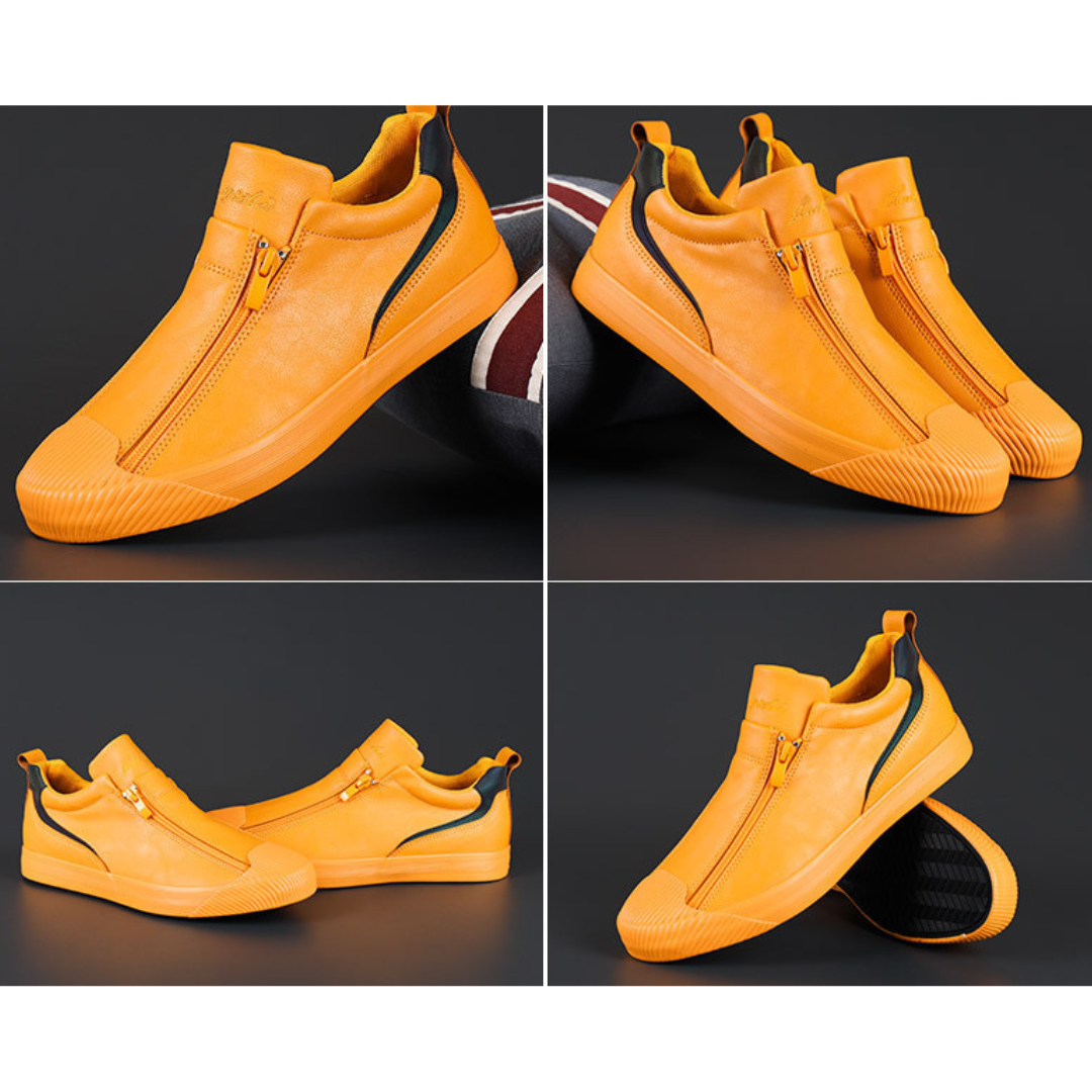 Leren Heren Schoenen Elegante Comfortabele Zool