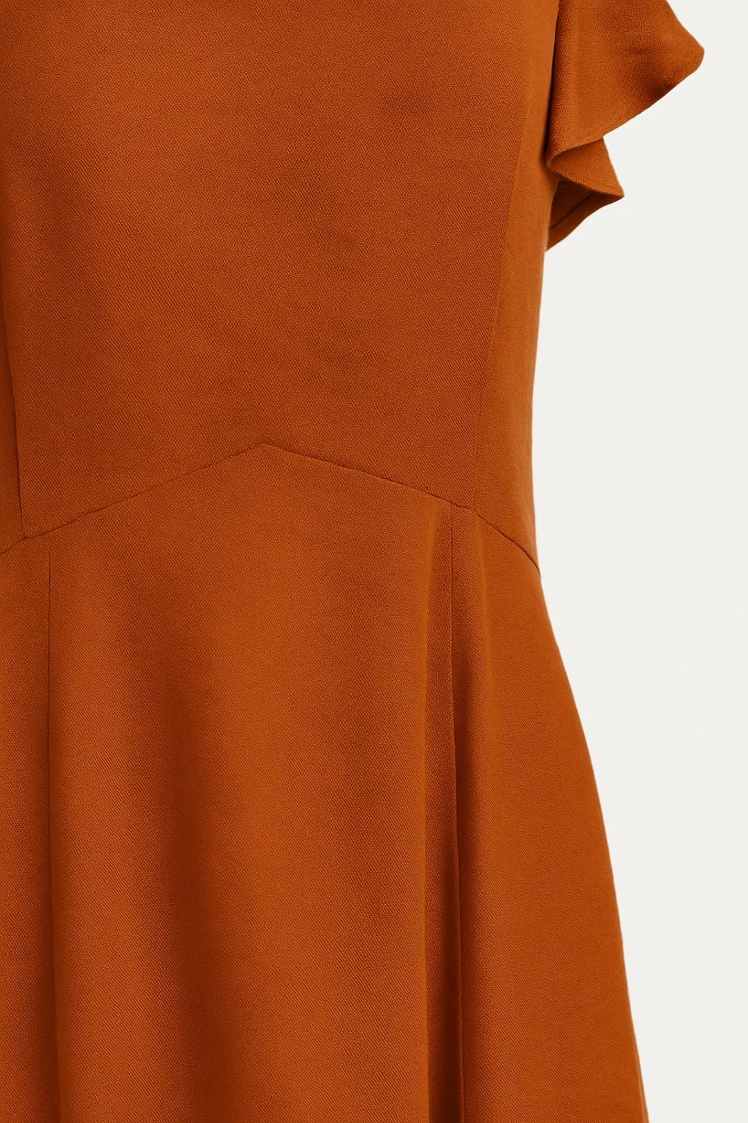 Midi Jurk Dames Mouwloos A-lijn Jurk met Ruches Elegant