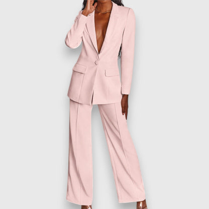 Dames Blazer Set Comfortabele Stof Elegant Design - StudioMarella