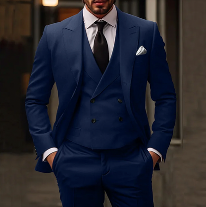 Milan | Zwart Heren Pak – Elegant, Comfortabel &amp; Veelzijdig 3-delig Ensemble 1