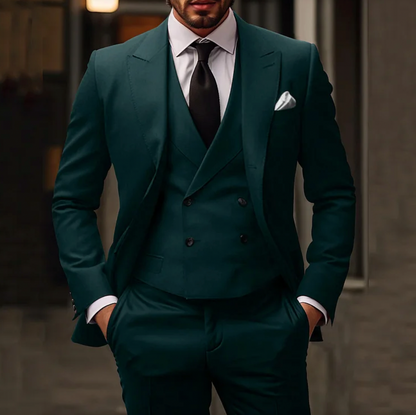Milan | Zwart Heren Pak – Elegant, Comfortabel &amp; Veelzijdig 3-delig Ensemble 2