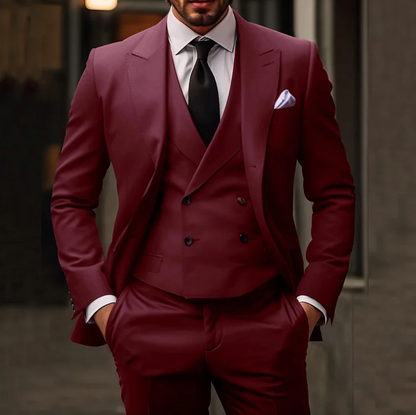 Milan | Zwart Heren Pak – Elegant, Comfortabel &amp; Veelzijdig 3-delig Ensemble 3
