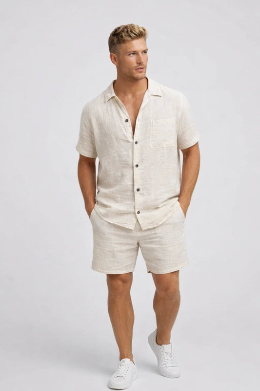 Heren Zomer Set Tweedelig Comfortabel - StudioMarella