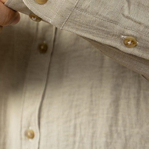 Linnen Overhemd Heren Stijlvol Luchtig Zomerkleding
