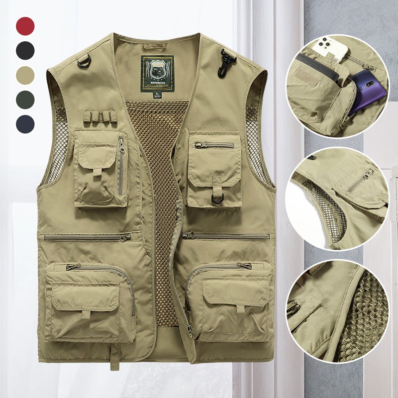 Milo | Gilet Estivo Multitasche – Pratico, Leggero &amp; Ideale per Attività Outdoor 2