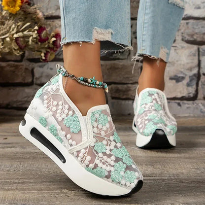 Dames Loafers Zara Zomerse Stijl Borduurwerk Schoenen