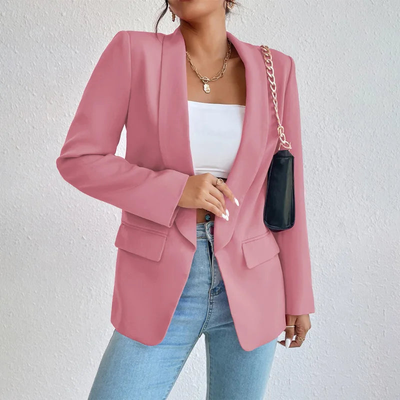 Dames Blazer Modern Stijl Met Stretch - StudioMarella