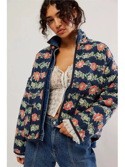 Bloemenjas Dames Vintage Kleding Stijl