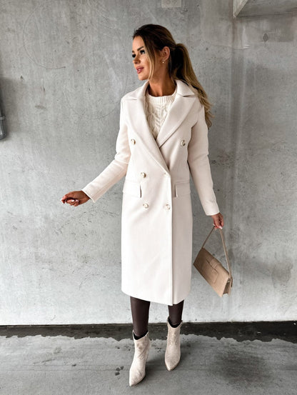 Lange Modewinterjas voor Vrouwen