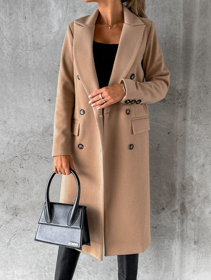Lange Modewinterjas voor Vrouwen