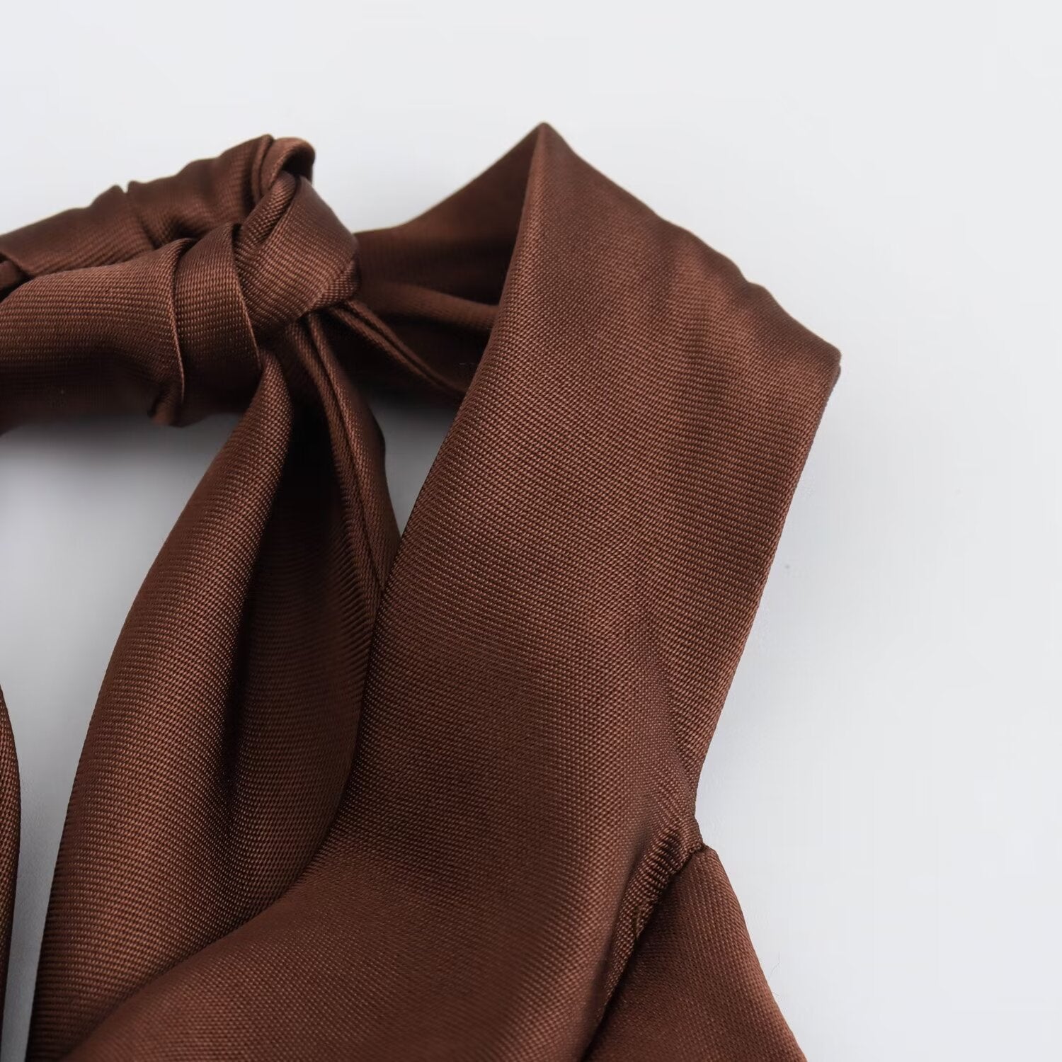 Mokka Midi Jurk | Elegante Dames Midi Jurk voor Avondkleding 6