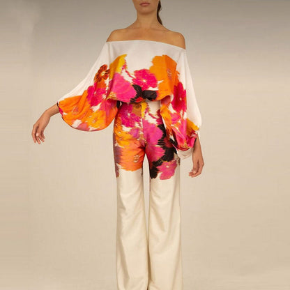 Dames Pyjama Set Satijn Zacht Tweedelig Elegante Slapen