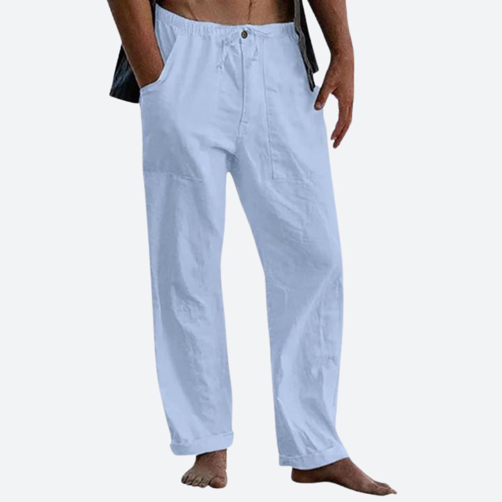 Linnen Broek Heren Casual Zomerstijl