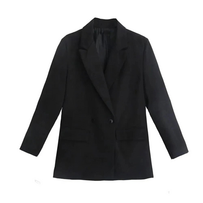 Dames Blazer Oversized Lange Mouw Modieus