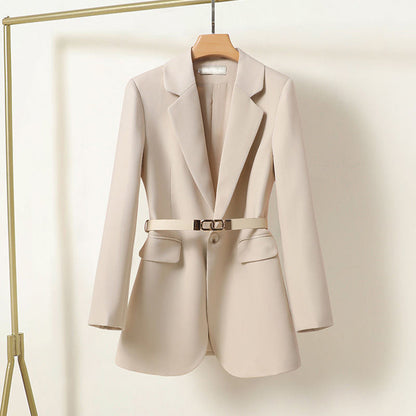Dames Blazer Elegante Riemjas voor Werk en Feest - StudioMarella