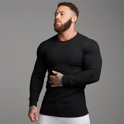 Heren Trui Kasjmier Slim Fit Luxe Warm