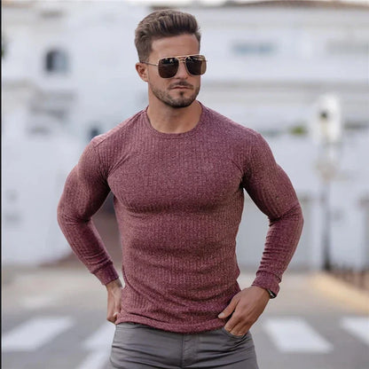 Heren Trui Kasjmier Slim Fit Luxe Kwaliteit