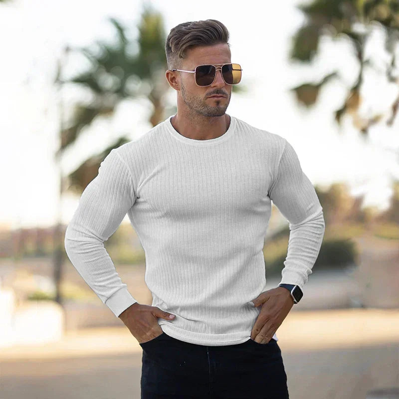 Heren Trui Kasjmier Slim Fit Luxe Kwaliteit