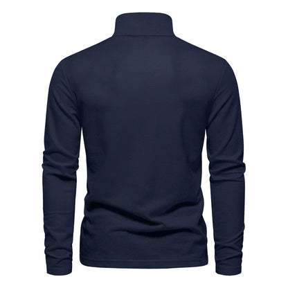 Polo Hemd Lange Mouw Katoen Casual Heren