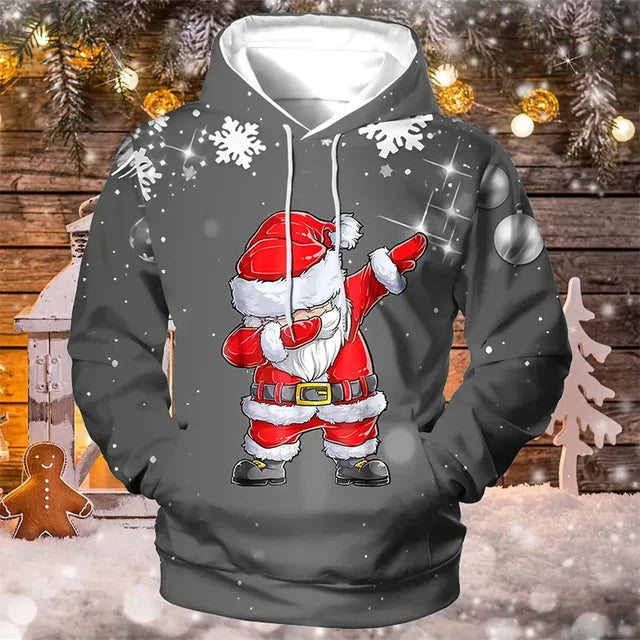Kerst Trui met Kap Warm en Zacht
