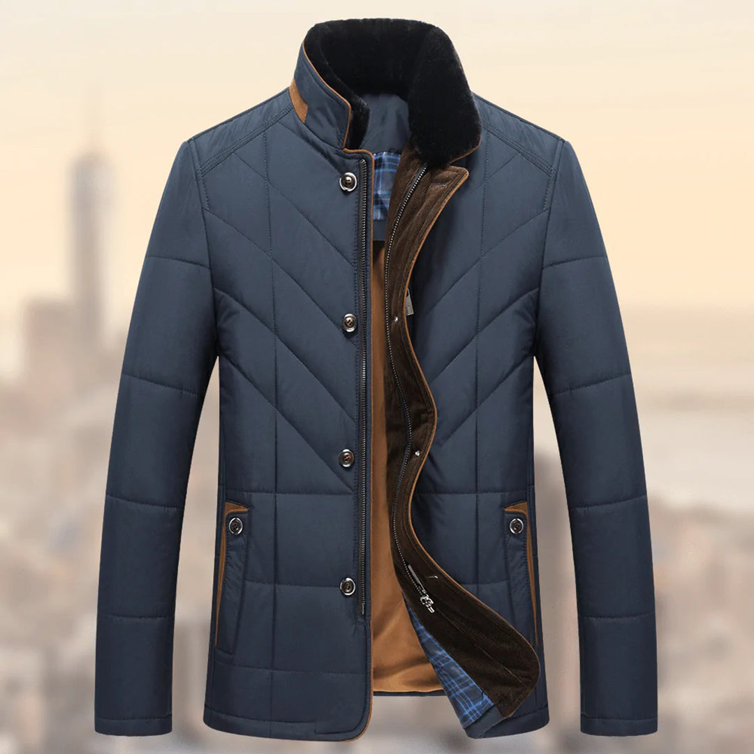 Heren Jas Winter | Gewatteerd, Warm en Tijdloos Design - StudioMarella