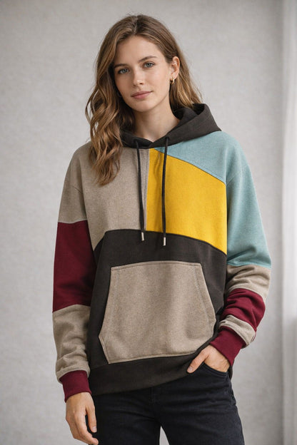 Finn Heren Hoodie Comfortabel Colorblock Design