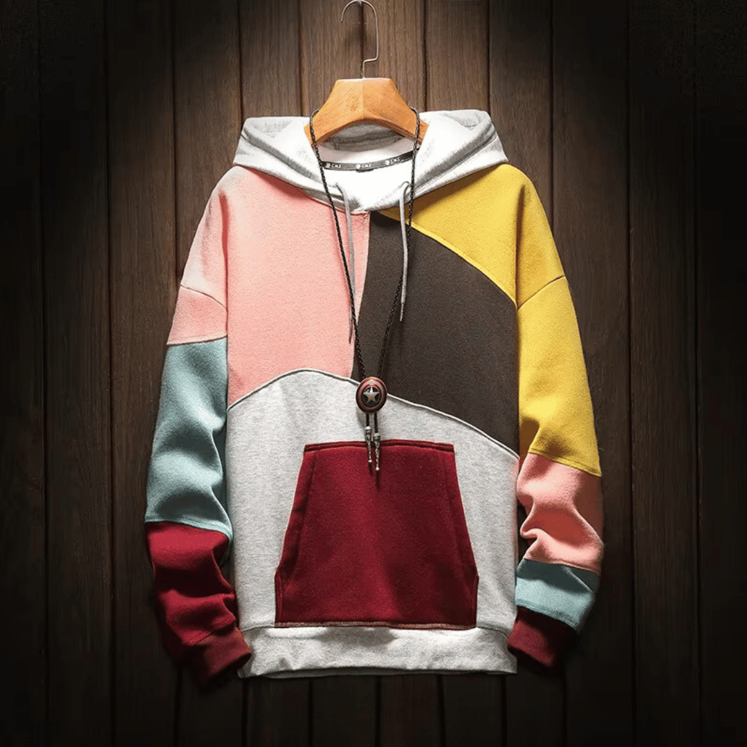 Finn Heren Hoodie Comfortabel Colorblock Design