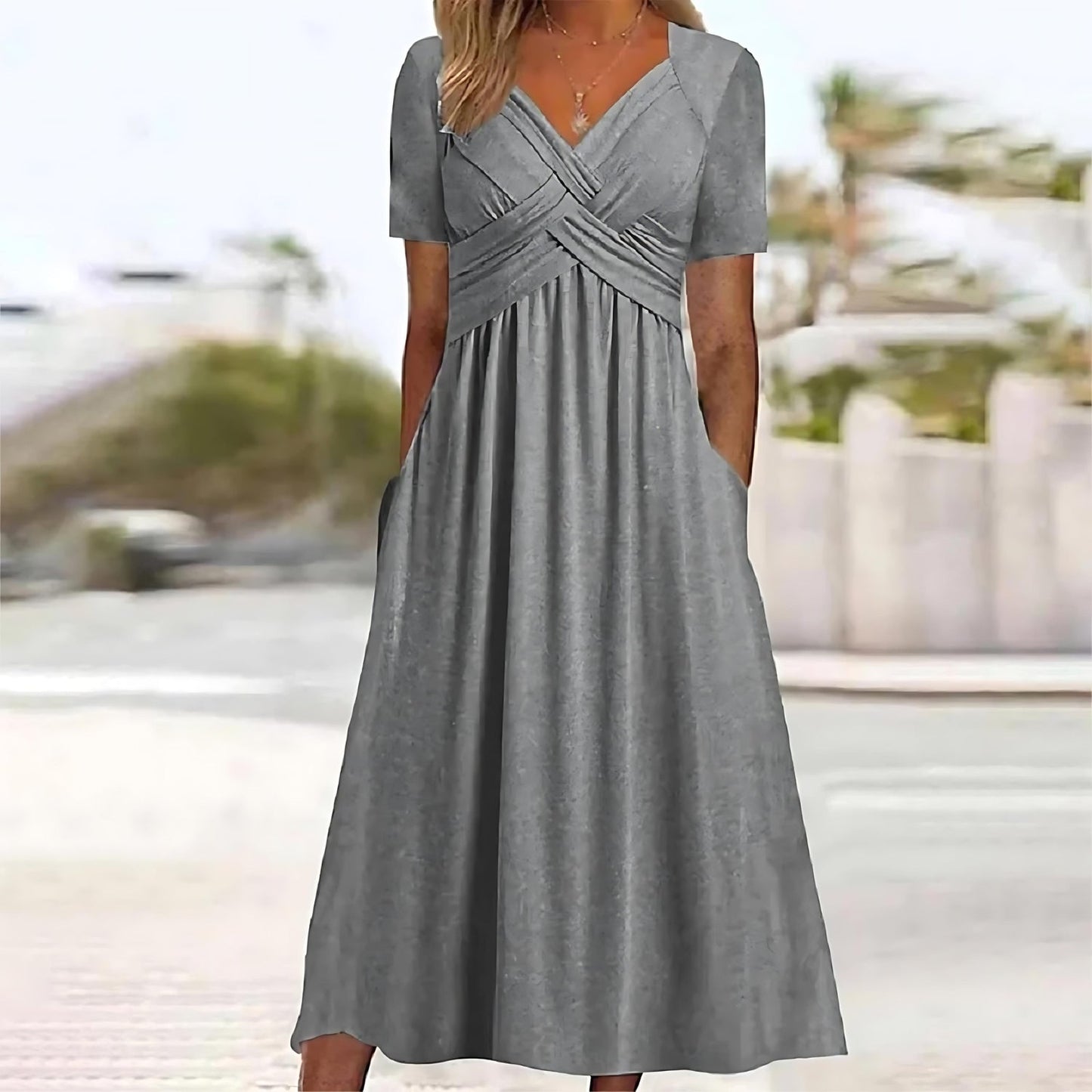 Maxi Jurk voor Vrouw Modern Mode Design