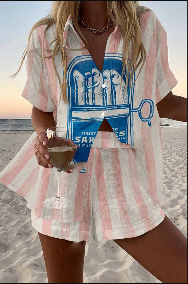 Dames Zomerset Top en Shorts Set Zomerse Kleding