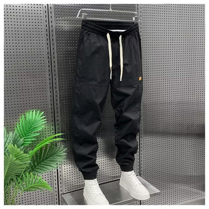 Heren Jogger Broek Retro Japanse Stijl Katoen Comfortabel