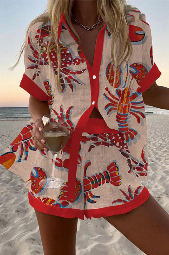 Dames Zomerset Top en Shorts Set Lichtgewicht Comfortabel